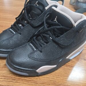 Jordan Kids Black and Gray Sneakers